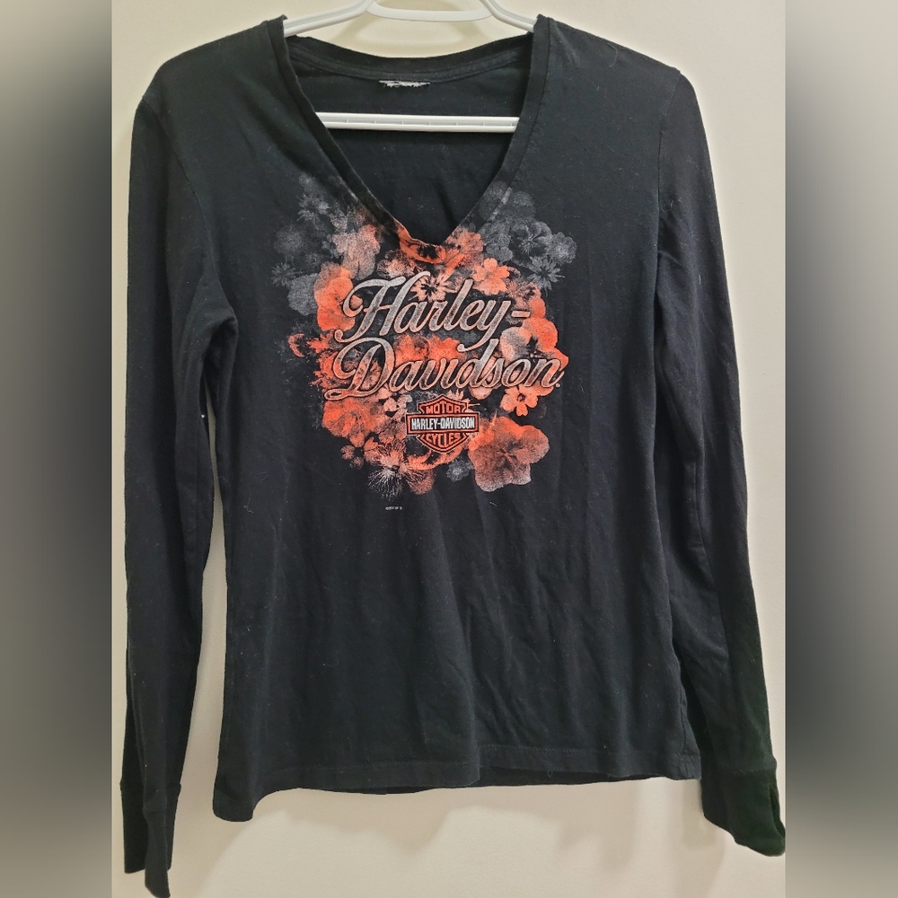 Ladies Harley Davidson Long Sleeved Shirt